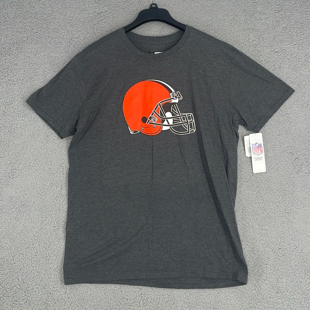 NFL Cleveland Browns crew neck short sleeve T-shirt men’s Large stretch pullover